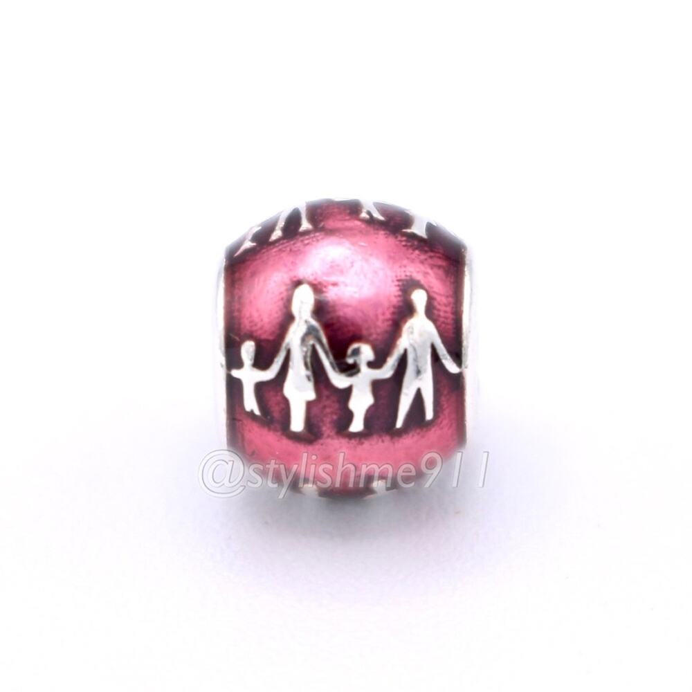 Authentic PANDORA Family Silhouettes Charm with Violet Enamel - 791399EN62 - Picture 6 of 10